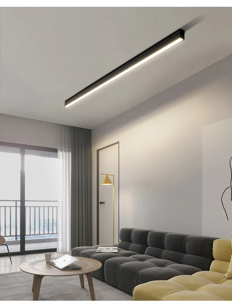 Balcony Ceiling Lights Long Strip Aisle LED Lamp Bedroom Dining Room Living Room Cloakroom Ceiling Lamp Island Kitchen Decor