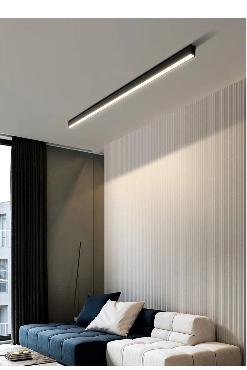 Balcony Ceiling Lights Long Strip Aisle LED Lamp Bedroom Dining Room Living Room Cloakroom Ceiling Lamp Island Kitchen Decor