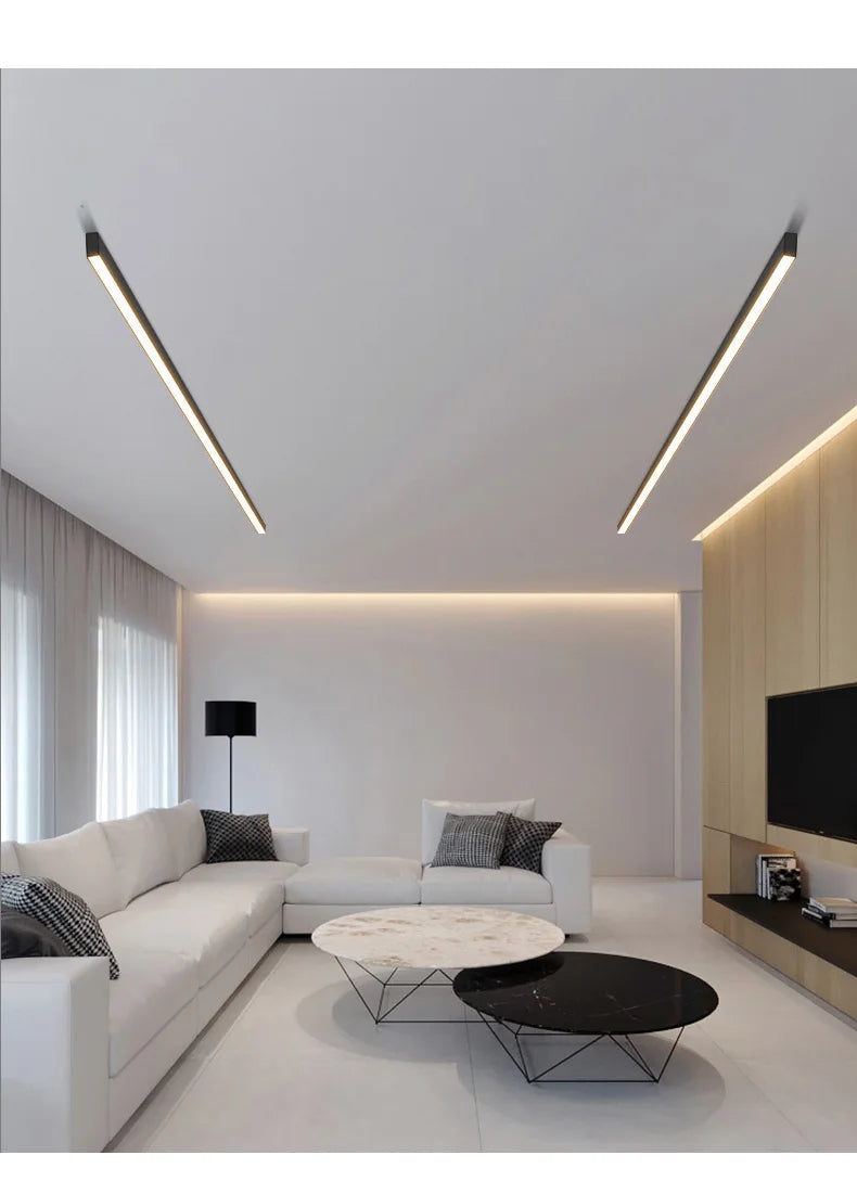 Balcony Ceiling Lights Long Strip Aisle LED Lamp Bedroom Dining Room Living Room Cloakroom Ceiling Lamp Island Kitchen Decor