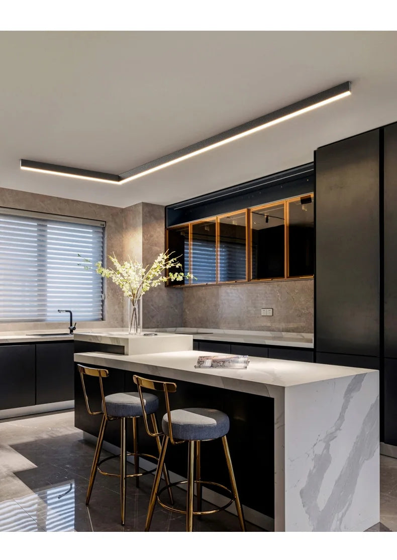 Balcony Ceiling Lights Long Strip Aisle LED Lamp Bedroom Dining Room Living Room Cloakroom Ceiling Lamp Island Kitchen Decor
