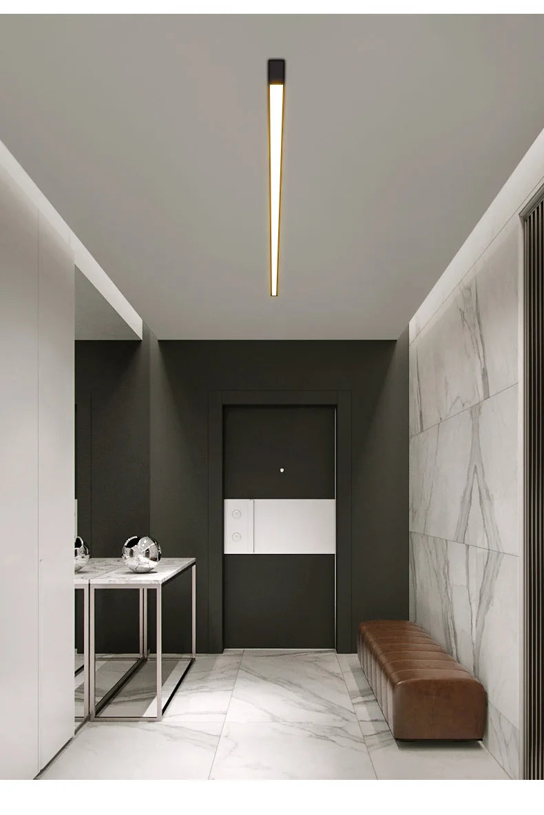 Balcony Ceiling Lights Long Strip Aisle LED Lamp Bedroom Dining Room Living Room Cloakroom Ceiling Lamp Island Kitchen Decor