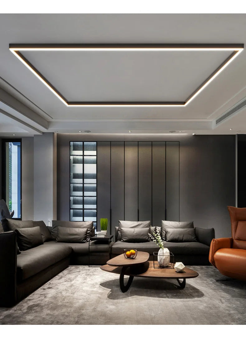 Balcony Ceiling Lights Long Strip Aisle LED Lamp Bedroom Dining Room Living Room Cloakroom Ceiling Lamp Island Kitchen Decor