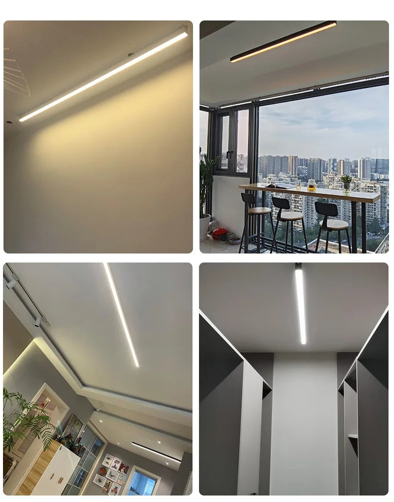 Balcony Ceiling Lights Long Strip Aisle LED Lamp Bedroom Dining Room Living Room Cloakroom Ceiling Lamp Island Kitchen Decor