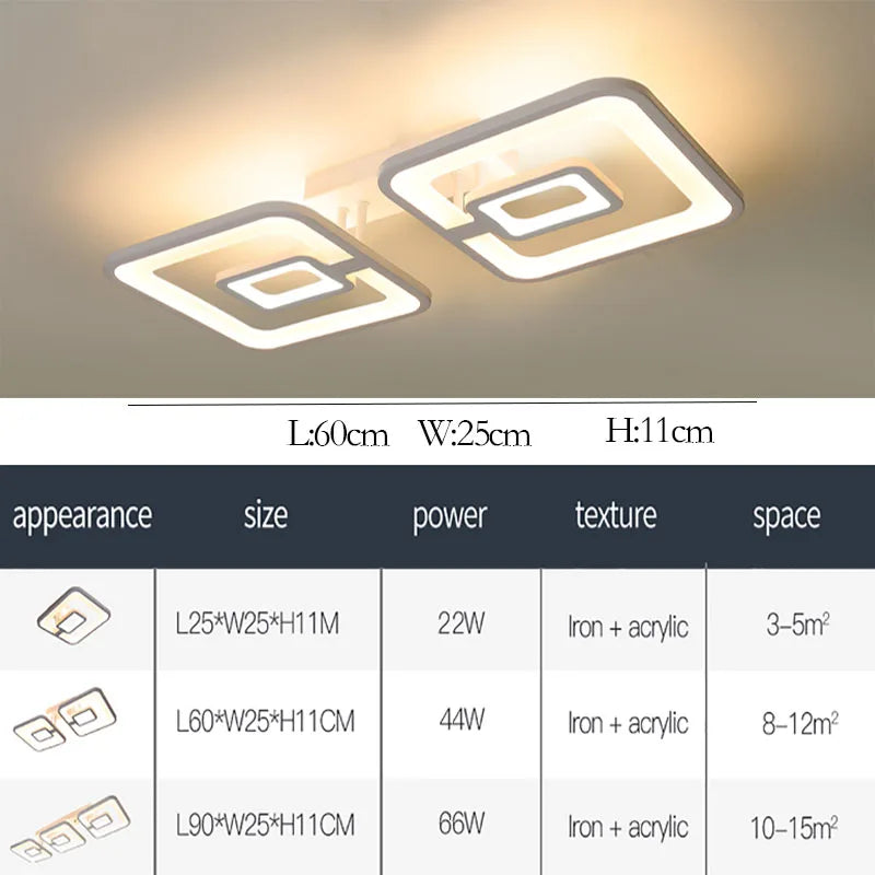 Modern ceiling lamp bedroom led lights living room ceiling chandelier corridor wall lamp balcony ceiling lights 220V home decor