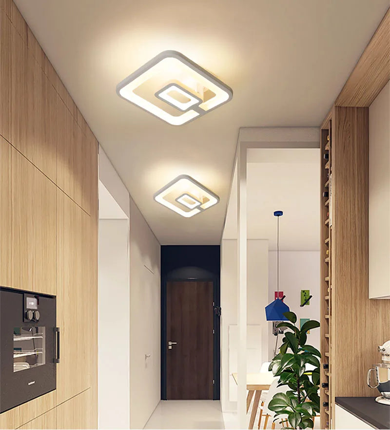 Modern ceiling lamp bedroom led lights living room ceiling chandelier corridor wall lamp balcony ceiling lights 220V home decor