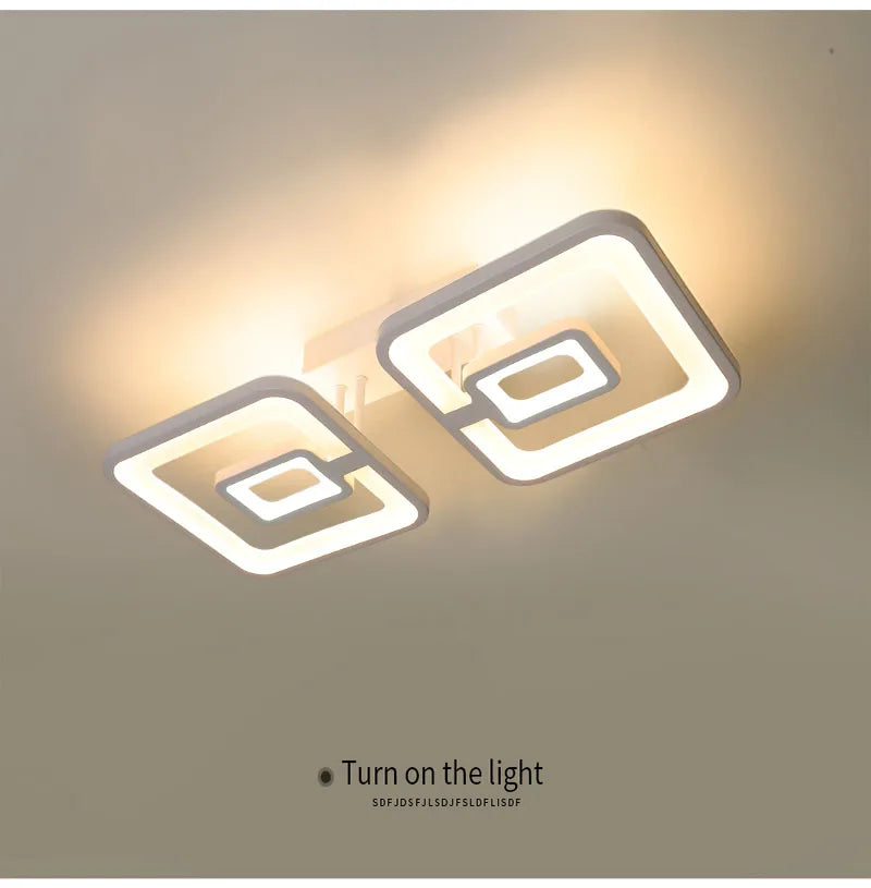 Modern ceiling lamp bedroom led lights living room ceiling chandelier corridor wall lamp balcony ceiling lights 220V home decor