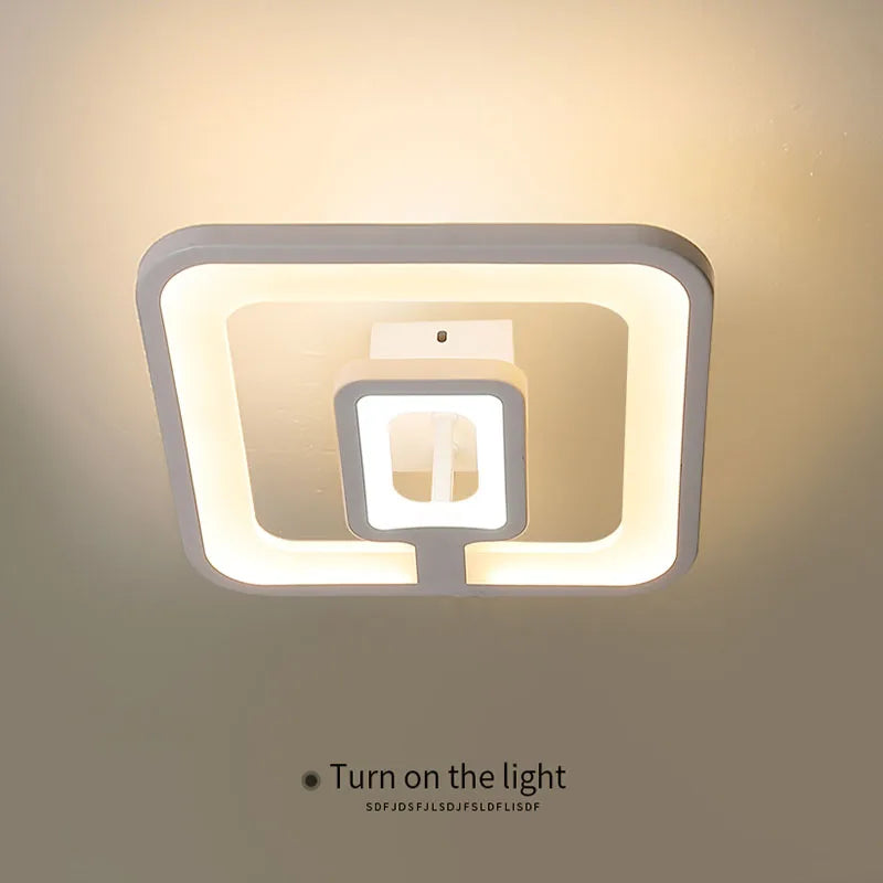 Modern ceiling lamp bedroom led lights living room ceiling chandelier corridor wall lamp balcony ceiling lights 220V home decor