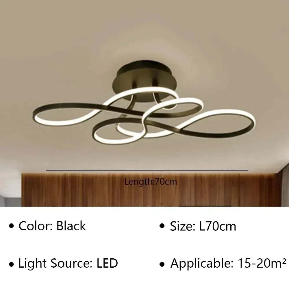 Modern Ceiling Lamp LED Chandelier for Living Dining Room Bedroom Aisle Balcony Home Decoration Indoor Lighting Fixture Luster