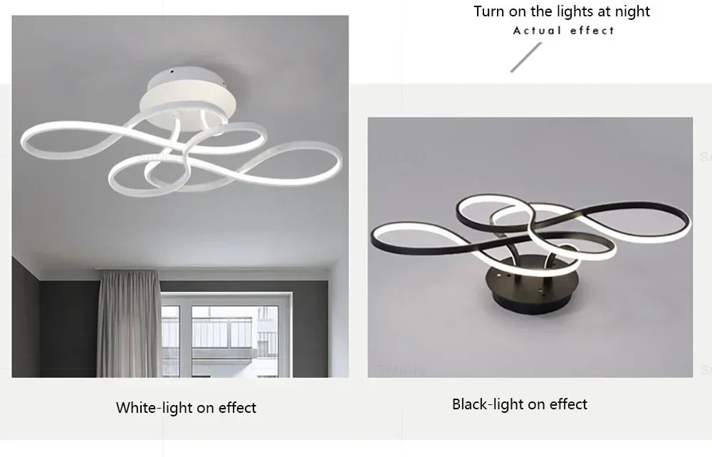 Modern Ceiling Lamp LED Chandelier for Living Dining Room Bedroom Aisle Balcony Home Decoration Indoor Lighting Fixture Luster
