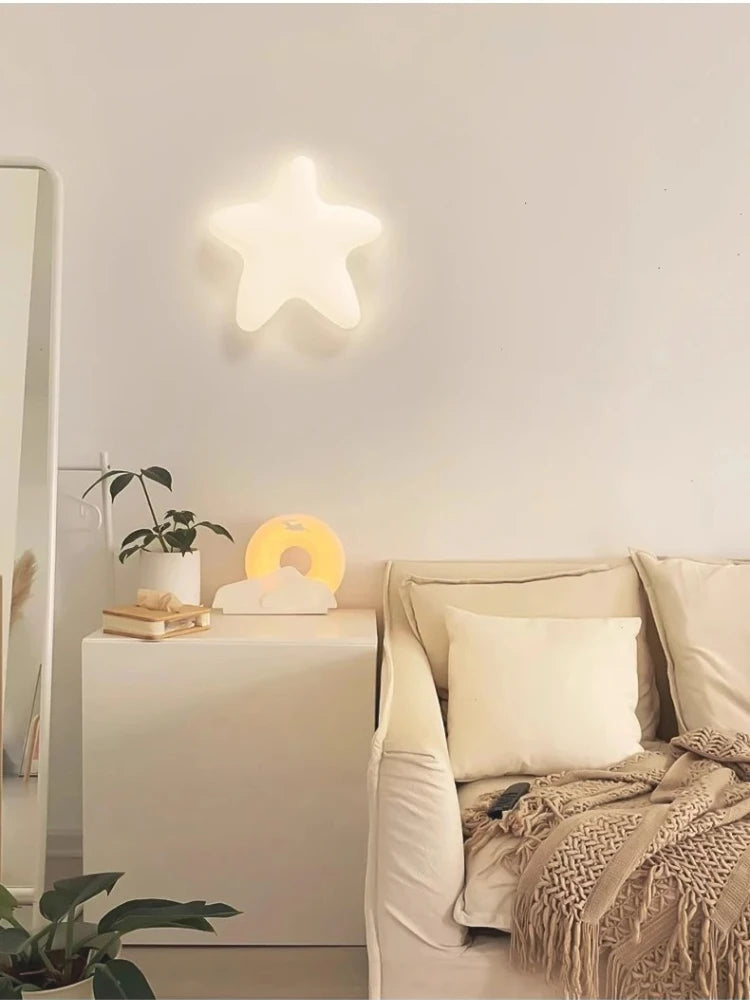 Cloud Ceiling Lamp LED Children's Room Bedside Lamp Minimalist Modern Boy Girl Bedroom Nursery Youth Room Decor Ceiling Light