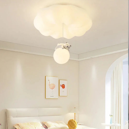 3color light Ceiling Lights cream wind bedroom Ceiling lamps children's room Room Bedroom Living Room Luminaria Decoration