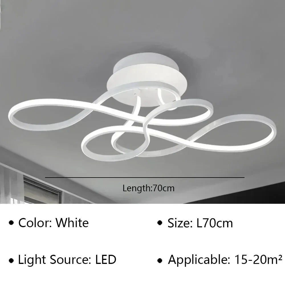 Modern Ceiling Lamp LED Chandelier for Living Dining Room Bedroom Aisle Balcony Home Decoration Indoor Lighting Fixture Luster