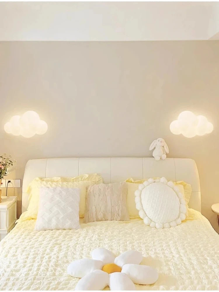 Cloud Ceiling Lamp LED Children's Room Bedside Lamp Minimalist Modern Boy Girl Bedroom Nursery Youth Room Decor Ceiling Light
