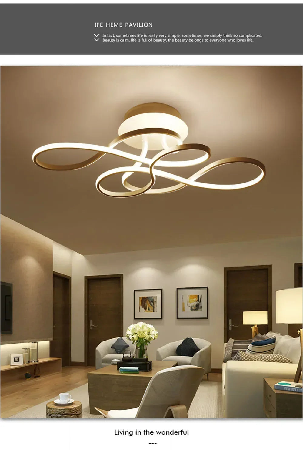 Modern Ceiling Lamp LED Chandelier for Living Dining Room Bedroom Aisle Balcony Home Decoration Indoor Lighting Fixture Luster