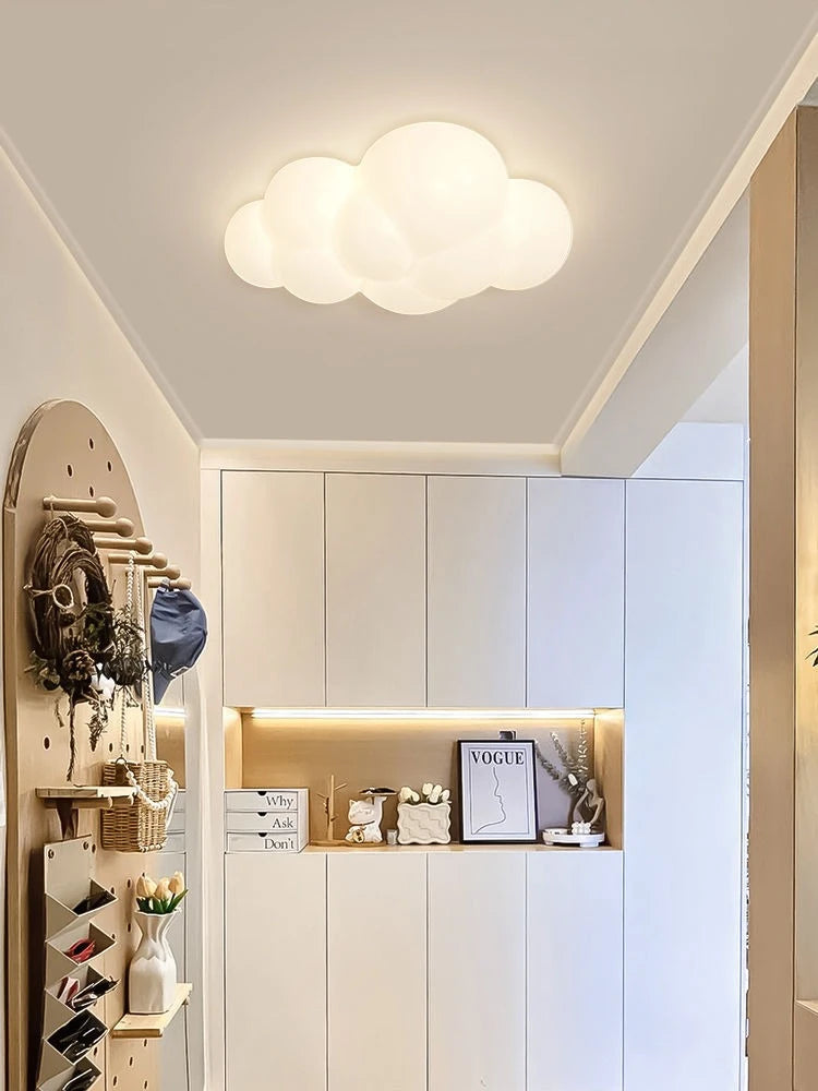 Cloud Ceiling Lamp LED Children's Room Bedside Lamp Minimalist Modern Boy Girl Bedroom Nursery Youth Room Decor Ceiling Light